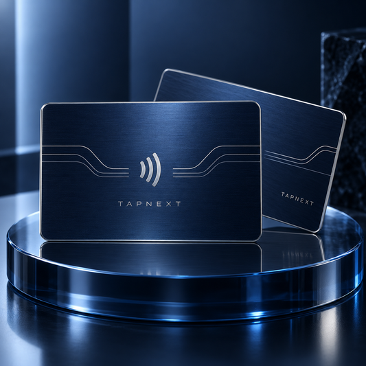 Midnight navy metal TapNext NFC card