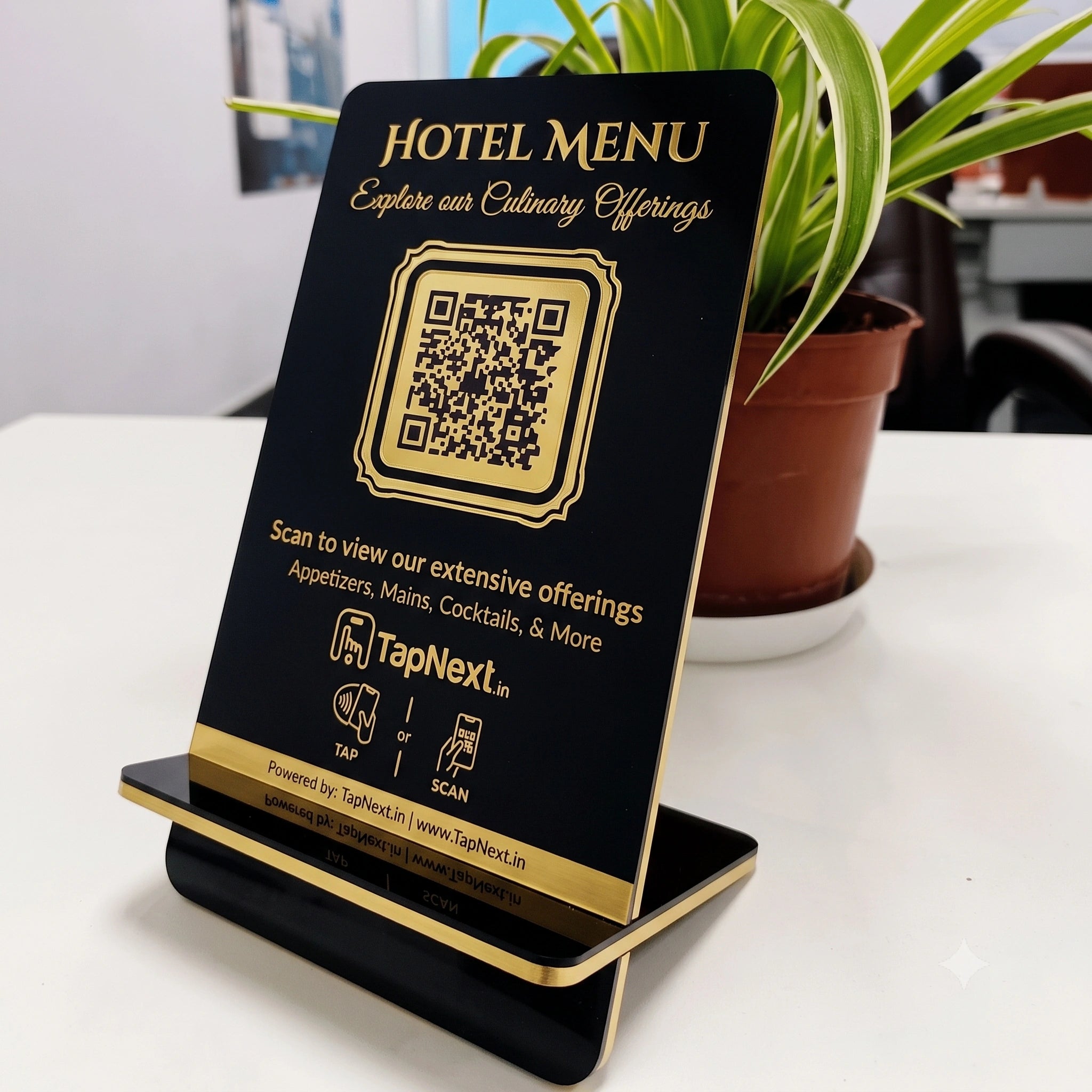Digital Menu NFC QR Card