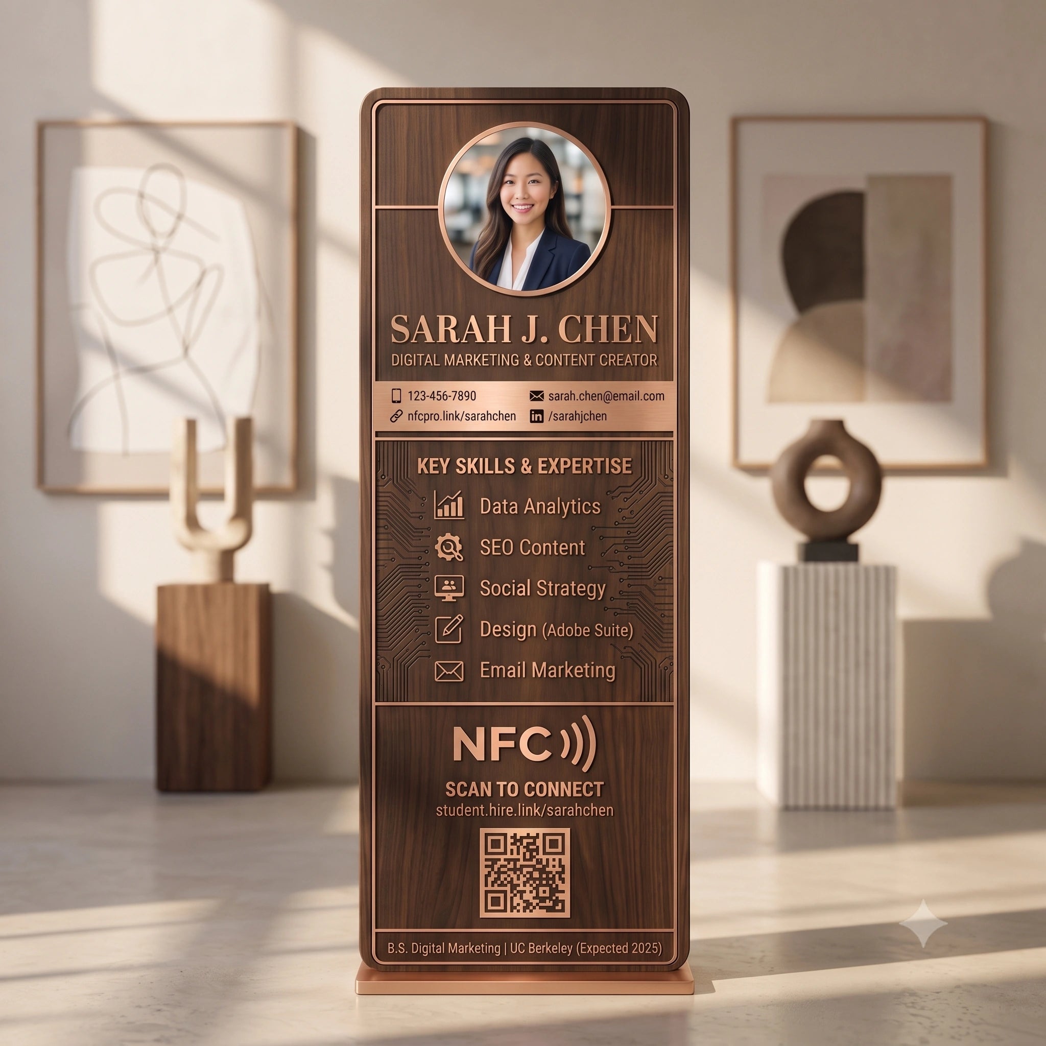 NFC Resume Card